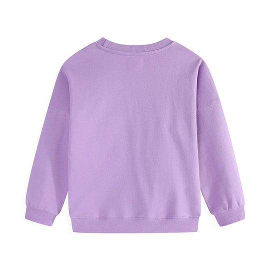 Mädchen Sweatshirt mit buntem Einhorn-Design EB
