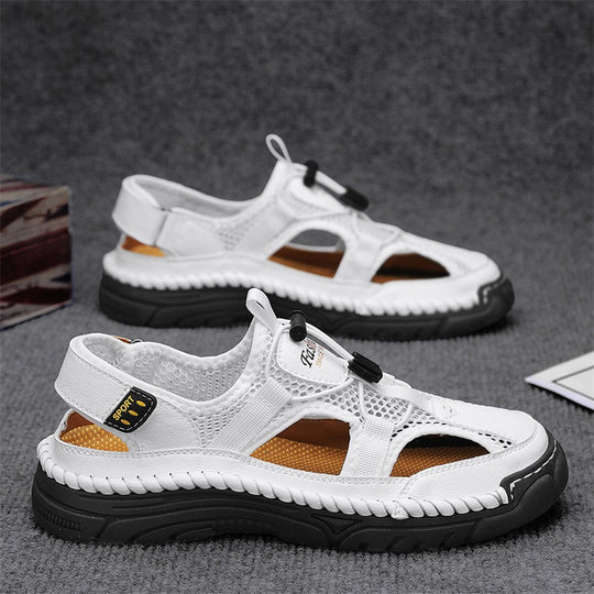 Damen Sportliche Sandalen mit atmungsaktivem Mesh und rutschfester Sohle EB