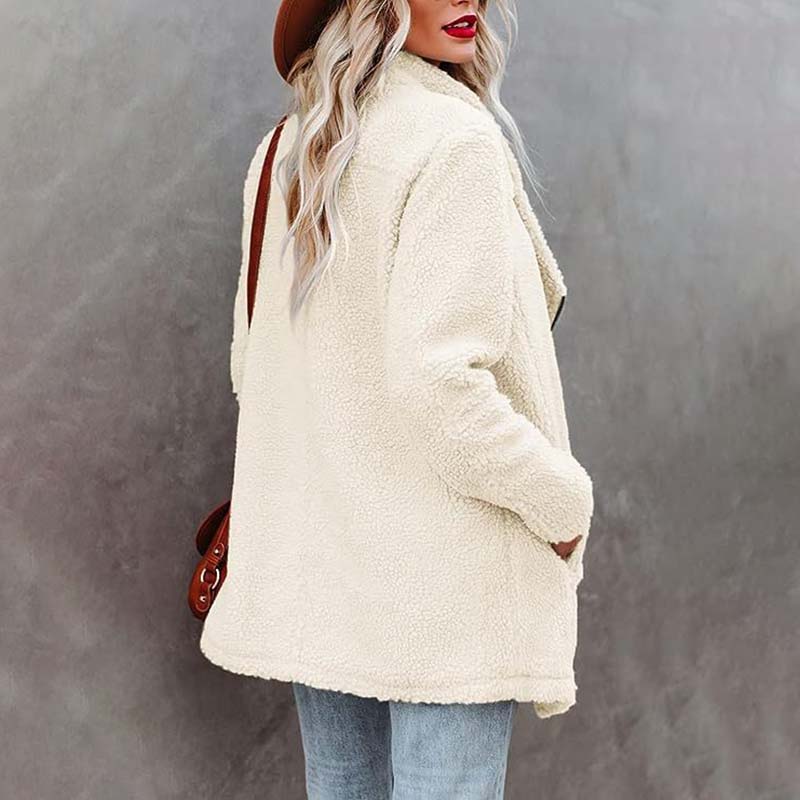 EB | Sherpa Jacke Polyester Weich, Warm