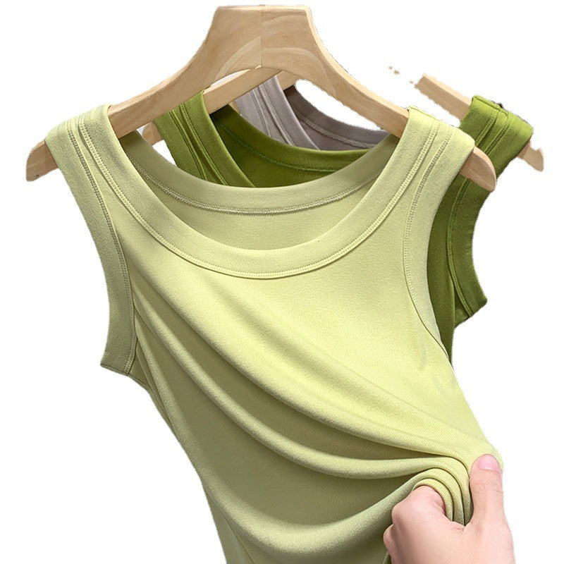 Damen ärmelloses Basic-Top aus hochwertigem Material EB