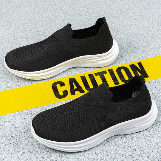 Damen Sportliche Slip-On Sneakers EB