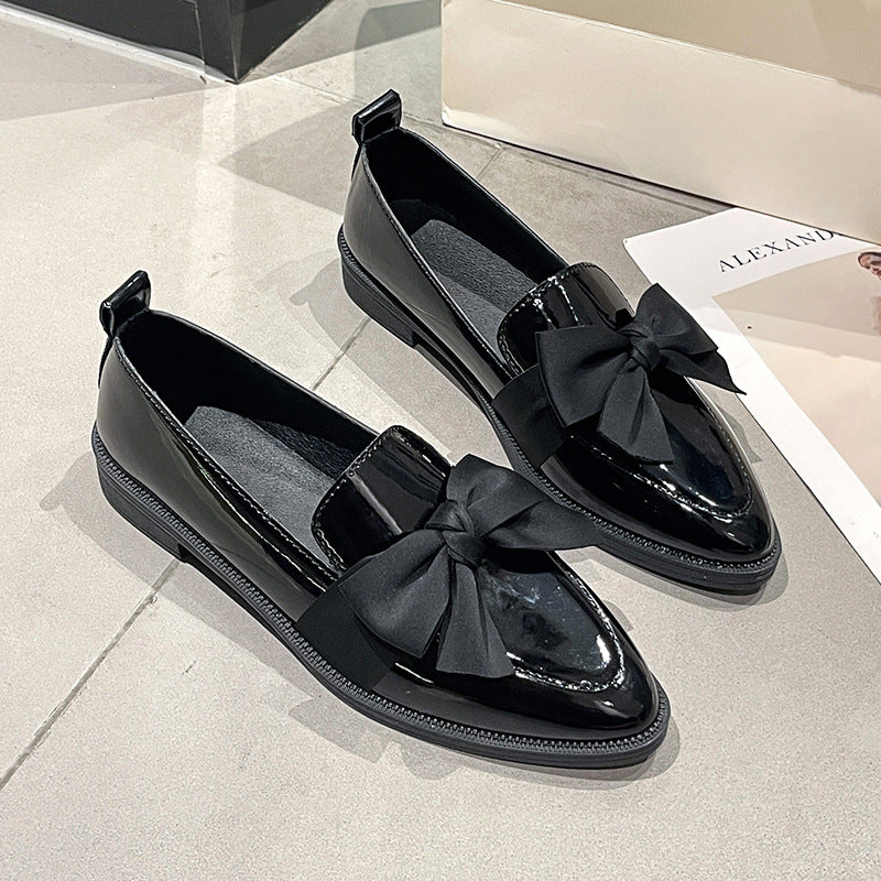 Damen elegante Slipper mit dekorativem Schleifen-Detail EB