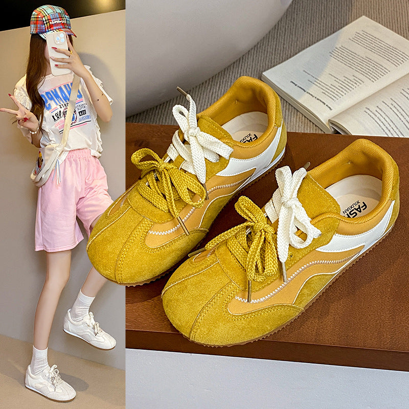 Damen sportliche Sneaker mit atmungsaktivem Obermaterial und komfortabler Sohle EB
