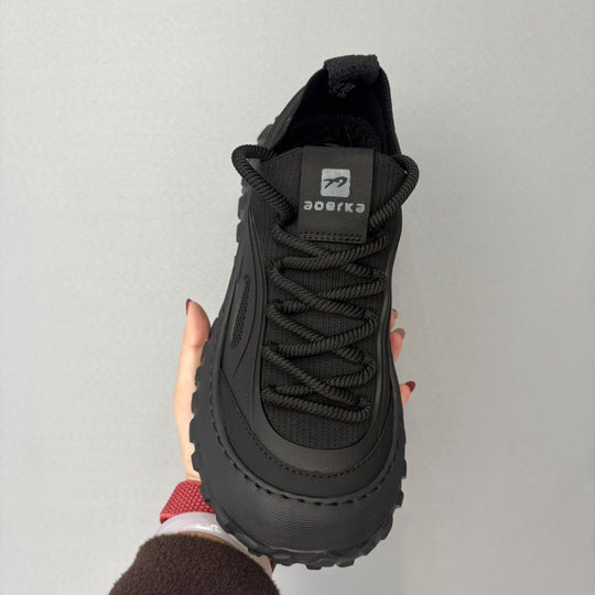 Damen Sportliche Outdoor-Sneaker mit rutschfester Profilsohle und atmungsaktiver Oberflächenstruktur EB