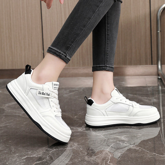 Damen Modische Sneaker mit atmungsaktiver Mesh-Oberfläche und rutschfester Sohle EB