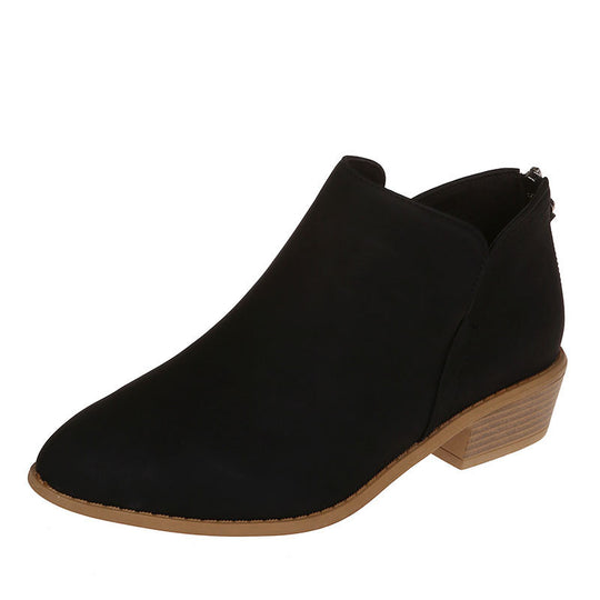Damen modische Stiefeletten mit hochwertigen Metallic-Obermaterial und elegantem Design EB