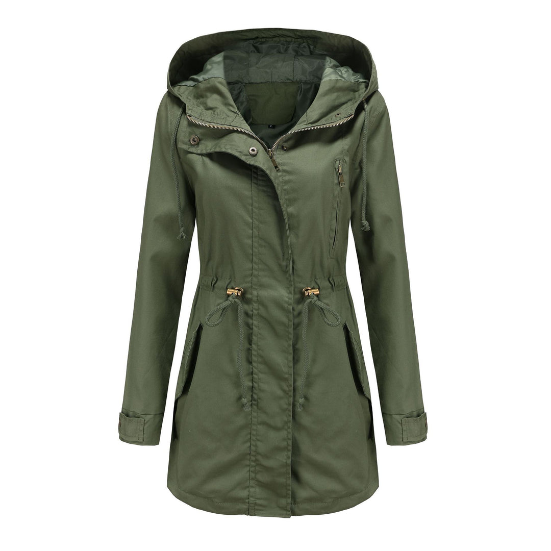 Damen Funktionsjacke mit verstellbarem Bund und Reißverschluss EB