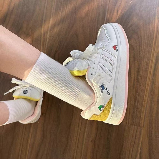 Damen Sneakers im modernen Sportdesign mit farbigen Applikationen EB