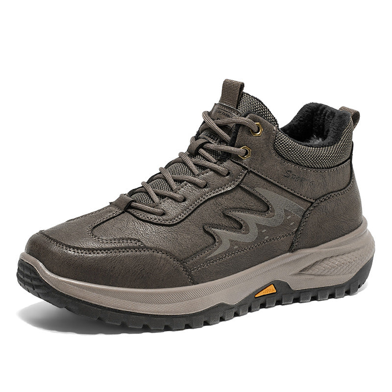 Damen Winterfest Schnürstiefel mit isolierendem Warmfutter und rutschfester Sohle EB