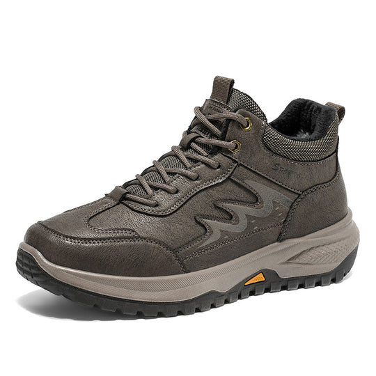 Damen Winterfest Schnürstiefel mit isolierendem Warmfutter und rutschfester Sohle EB