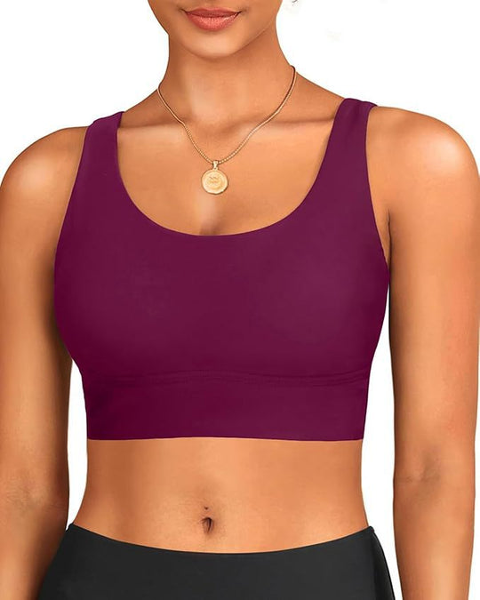Damen sportlicher Crop-Top mit klassischen Streifen EB
