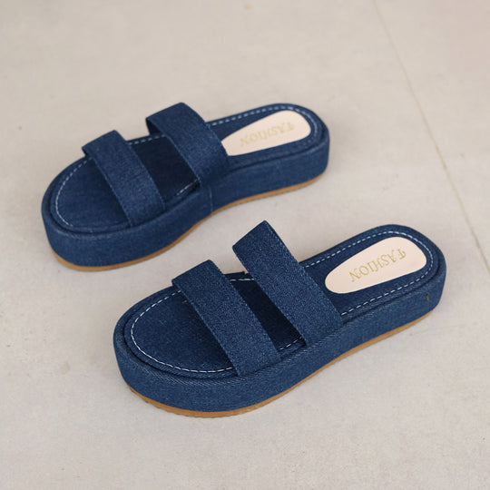 Damen Wedge-Sandalen mit verstellbarem Riemendesign und komfortablem Fußbett EB