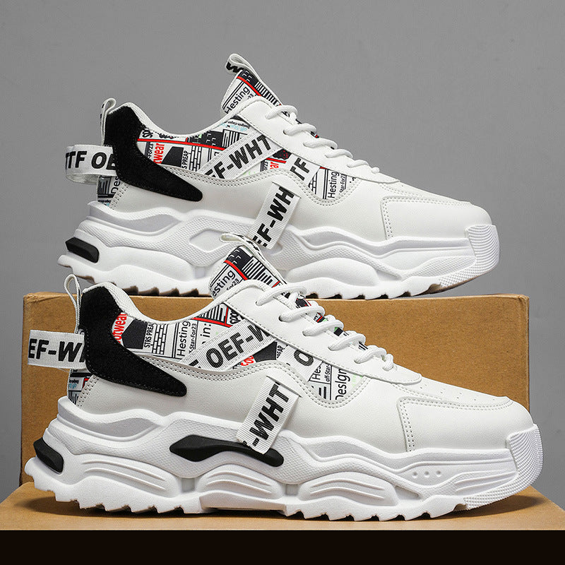 Damen modische Sneaker mit einzigartigem grafischen Design und dämpfender Sohle EB