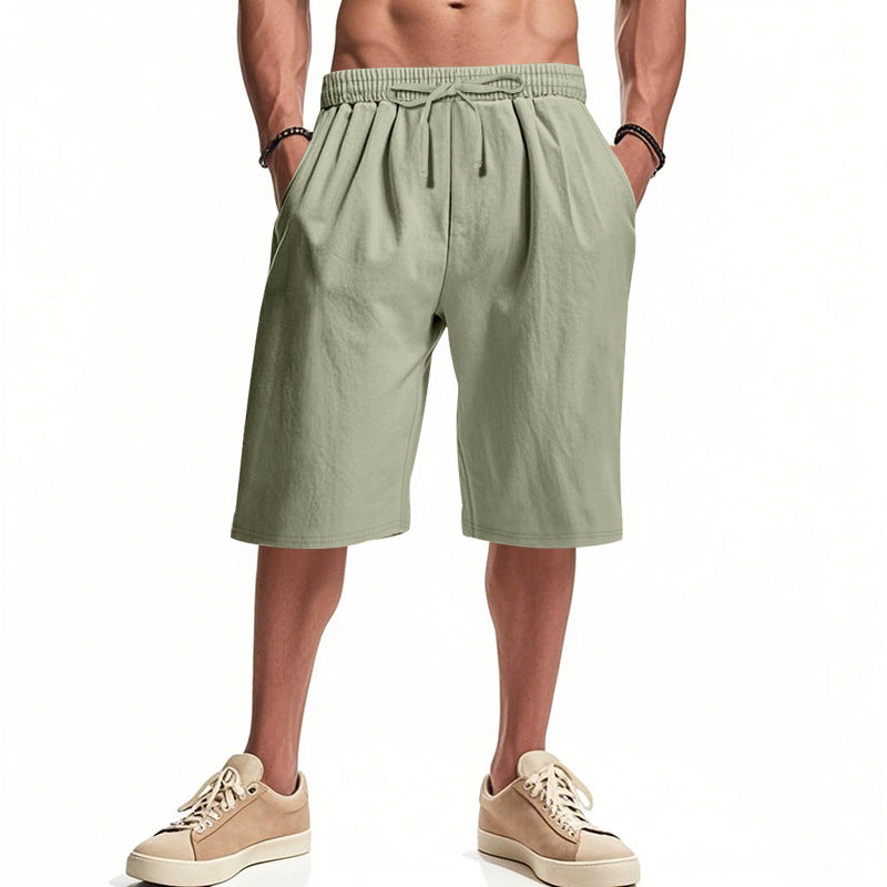 Herren bequeme Cargo-Shorts mit elastischem Bund und großzügigen Taschen EB