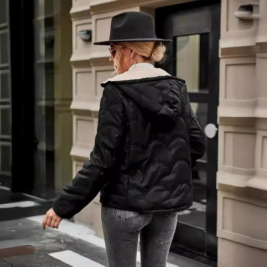 Damen platzsparende und warme Winterjacke EB
