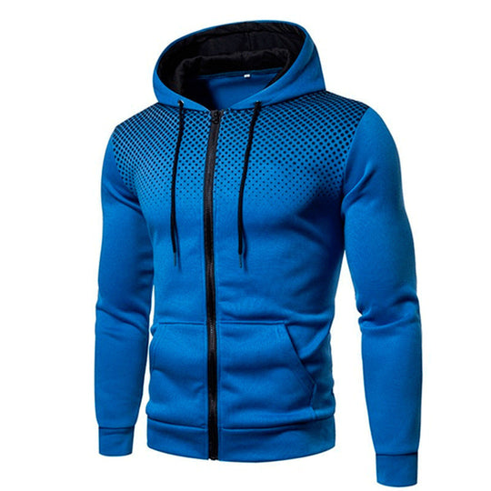 Herren Sportlicher Kapuzenpullover mit atmungsaktiver Netzstruktur EB