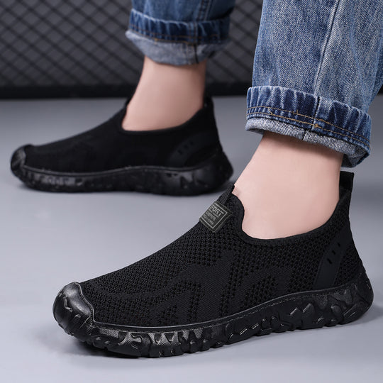 Damen Atmungsaktive Slip-On Freizeitschuhe mit elastischem Design EB