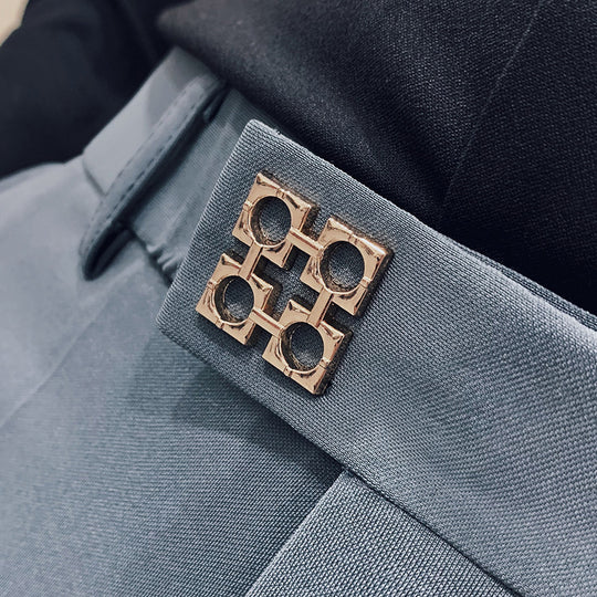 Herren nan moderne tapered Anzughose mit Bügelfalte, Stretchkomfort und verdecktem Hakenverschluss EB