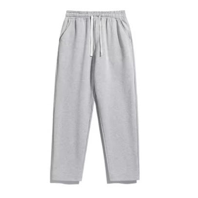 Unisex nan lässige Straight‑Leg Jogginghose mit elastischem Komfortbund, kontrastierendem Kordelzug und seitlichen Eingrifftaschen EB