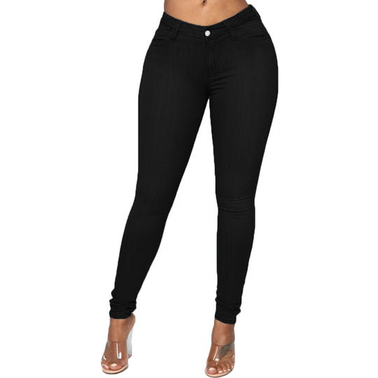 Damen High-Waist Skinny Jeans EB