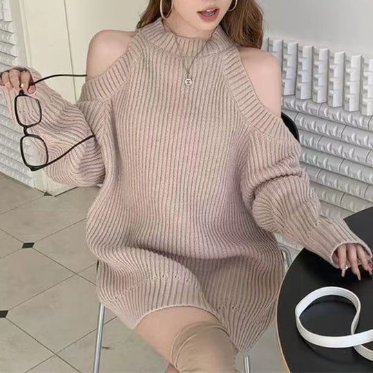 Damen Oversized Strickpullover EB