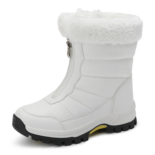 Damen isolierte Winterstiefel mit rutschfester Sohle und kuscheligem Innenfutter EB
