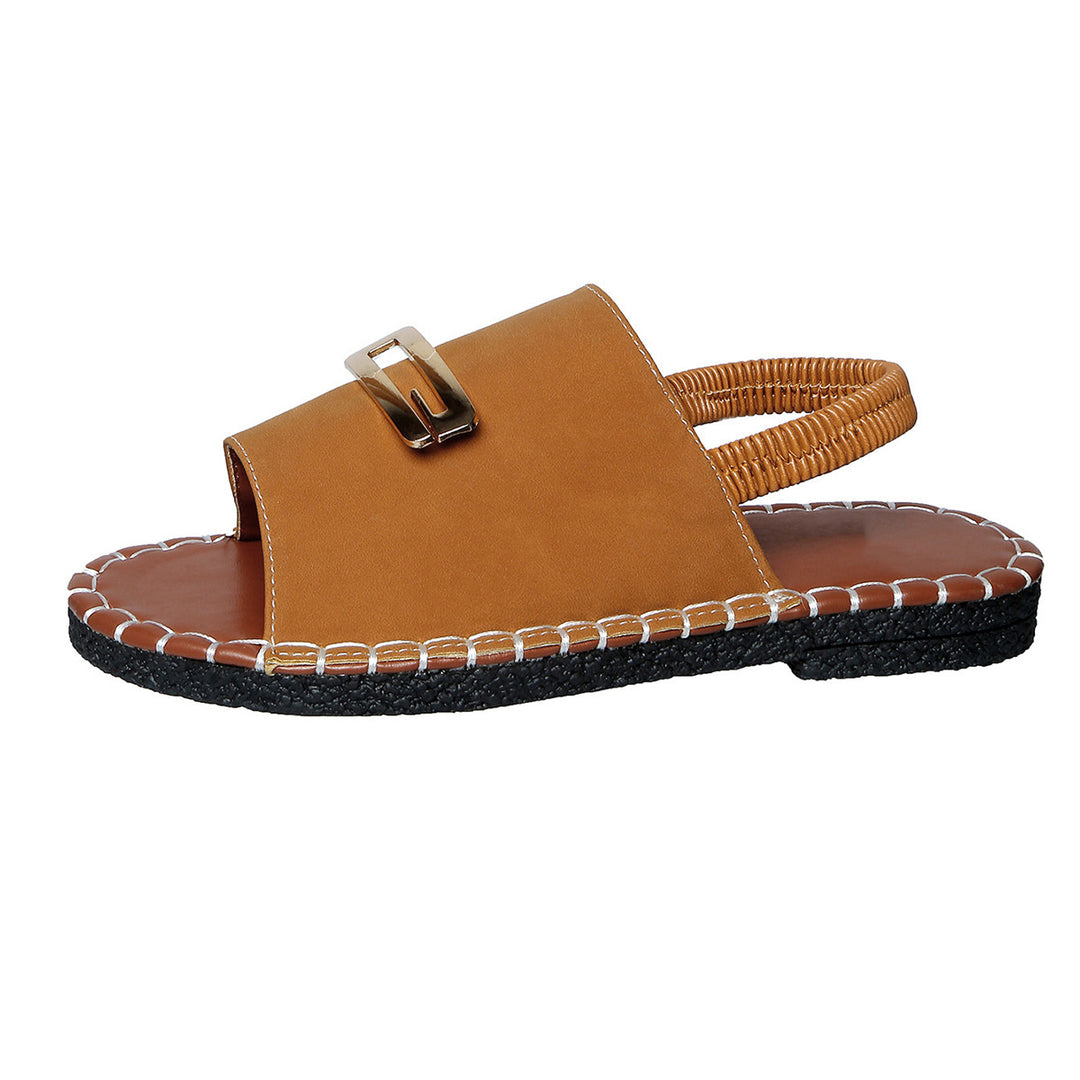Damen Komfortable Sandalen mit modischem Schnallenverschluss und ergonomischer Fußbettung EB