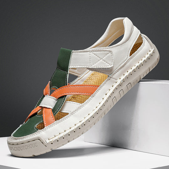 Herren Atmungsaktive Sandalen mit verstellbarem Riemensystem und rutschfester Sohle EB