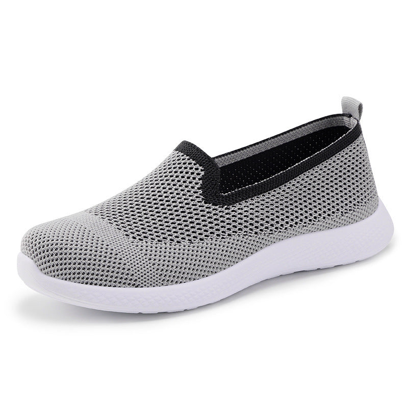 Damen Atmungsaktive Slip-On Freizeitschuhe mit flexiblem Design EB