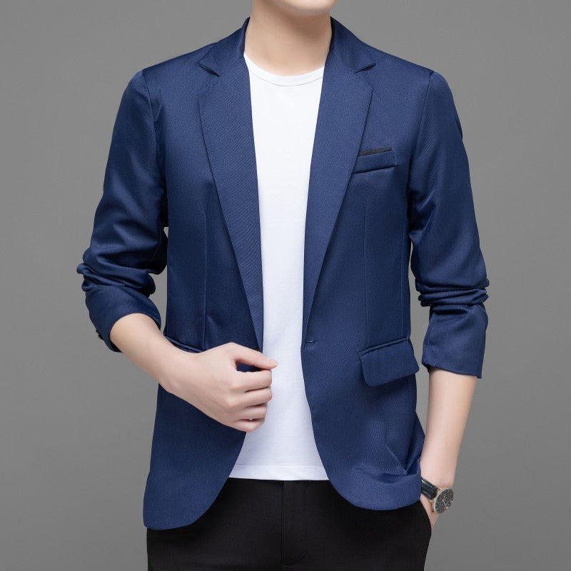 Herren modernen Blazer mit eleganter Passform und praktischen Taschen EB