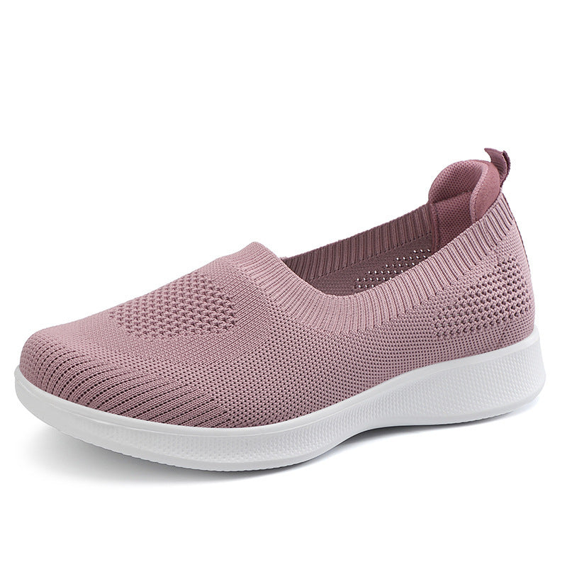Damen nan nahtloser Slip-On Komfortschuh mit elastischem Maschenobermaterial und federleichter EVA-Laufsohle EB