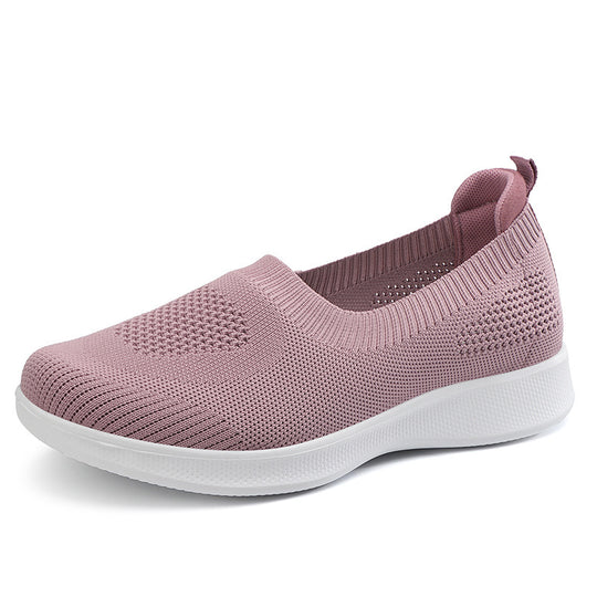 Damen nan nahtloser Slip-On Komfortschuh mit elastischem Maschenobermaterial und federleichter EVA-Laufsohle EB