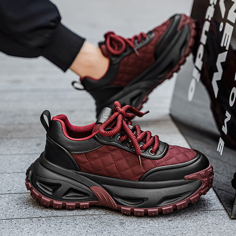 Damen Sportliche Chunky Sneakers mit dämpfender Laufsohle und strapazierfähigem Obermaterial EB