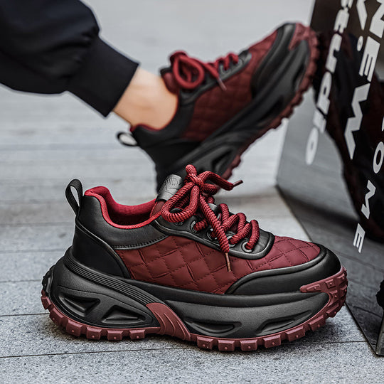 Damen Sportliche Chunky Sneakers mit dämpfender Laufsohle und strapazierfähigem Obermaterial EB