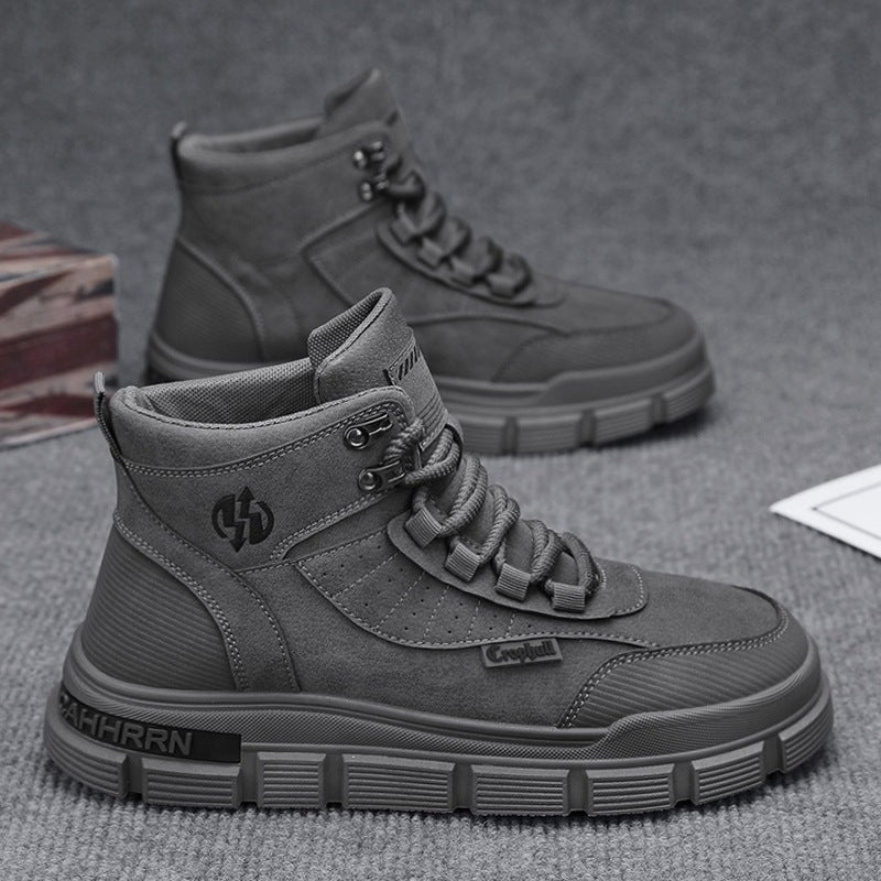 Damen moderne High-Top Sneakers mit stabiler Profilsohle EB