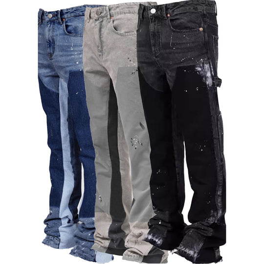 Herren Cargo-Jeans mit einzigartigen Waschungen und praktischen Taschen EB