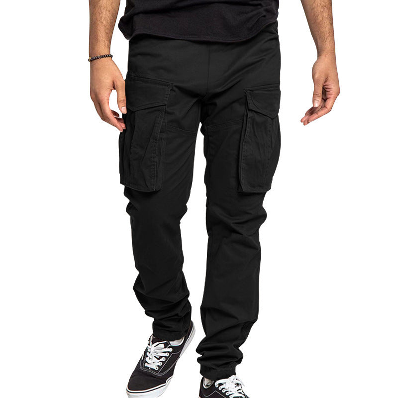 Herren Cargo-Hose mit elastischem Bund und zahlreichen Taschen EB