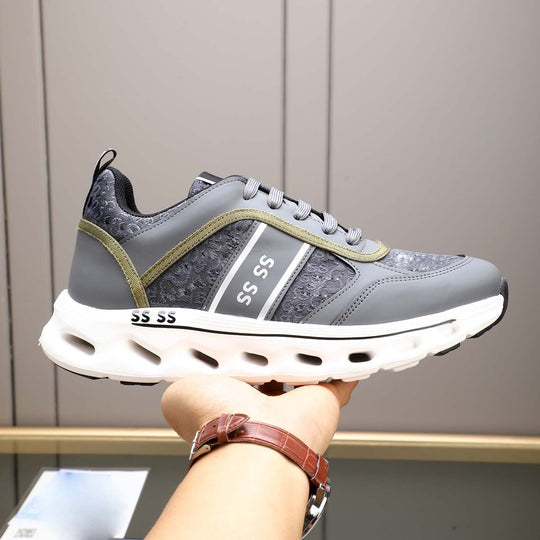 Damen Sportliche Komfort-Sneaker mit atmungsaktiver Oberflächenstruktur und dämpfender Sohle EB