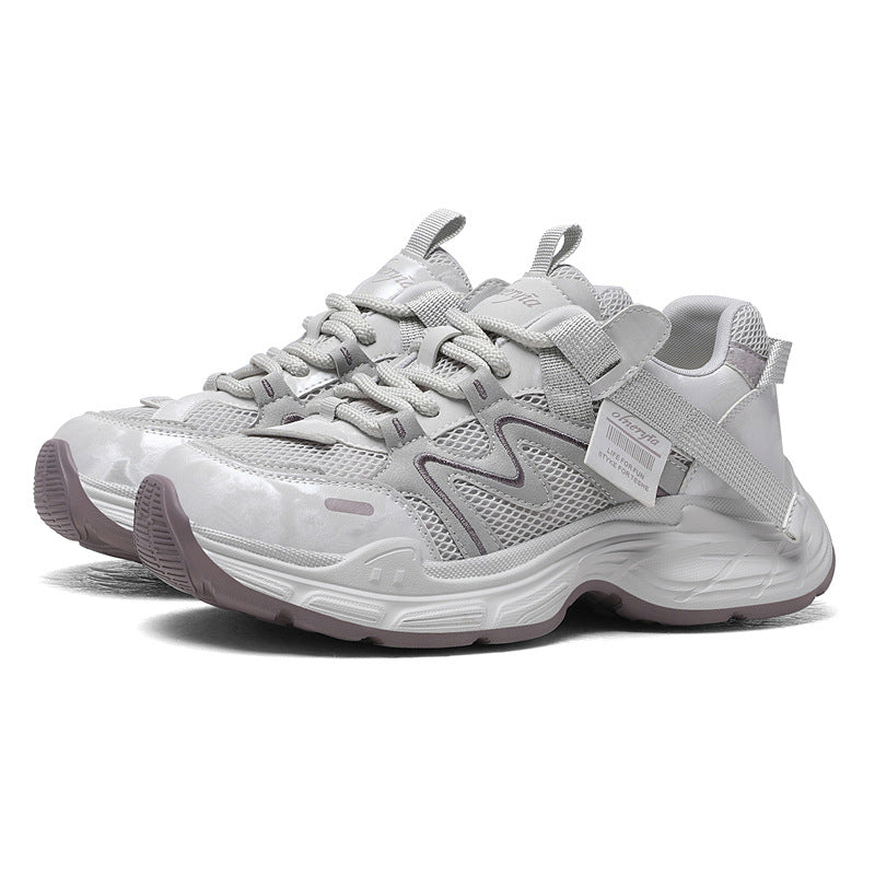 Damen Sportliche Lifestyle-Sneaker mit atmungsaktivem Obermaterial und rutschfester Sohle EB