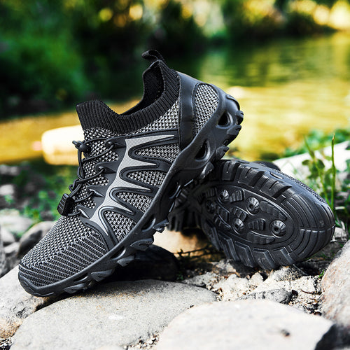 Damen Multifunktionale Freizeitsneaker mit atmungsaktivem Obermaterial und elastischer Schnürung EB