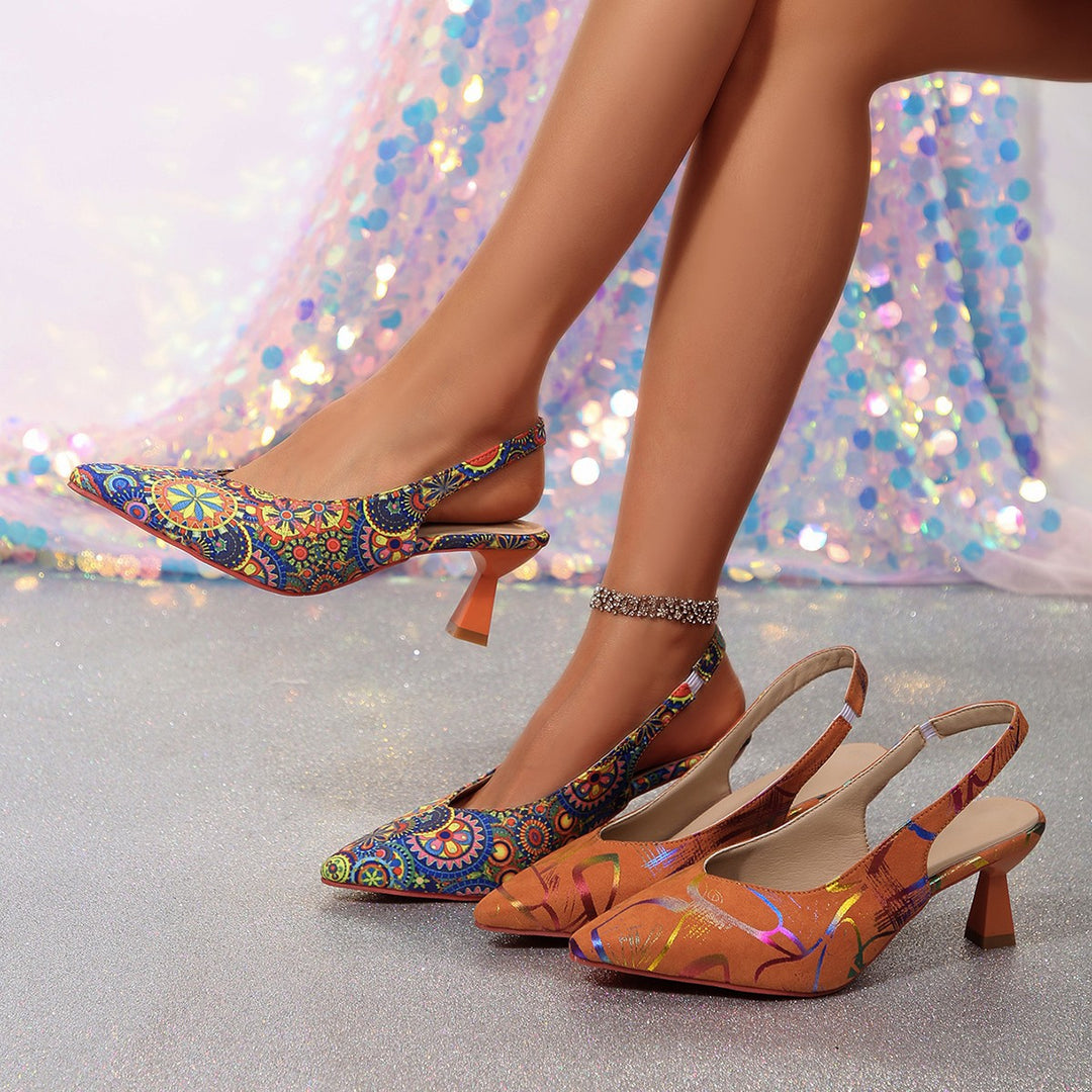 Damen elegante Sling-Pumps mit modischem Design EB