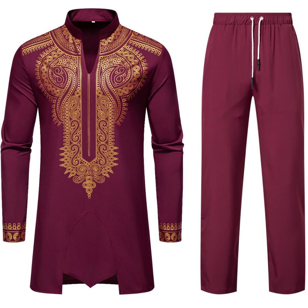 Herren Traditionelles Kaftan-Outfit mit einzigartiger Stickerei EB