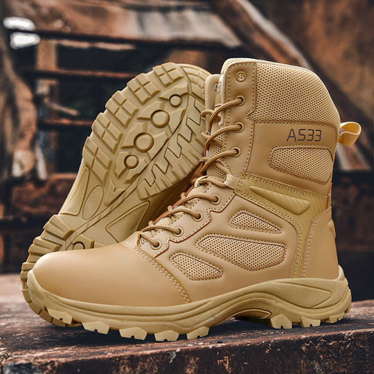Damen High-Top Outdoor-Sicherheitsstiefel mit rutschfester Sohle und atmungsaktivem Obermaterial EB
