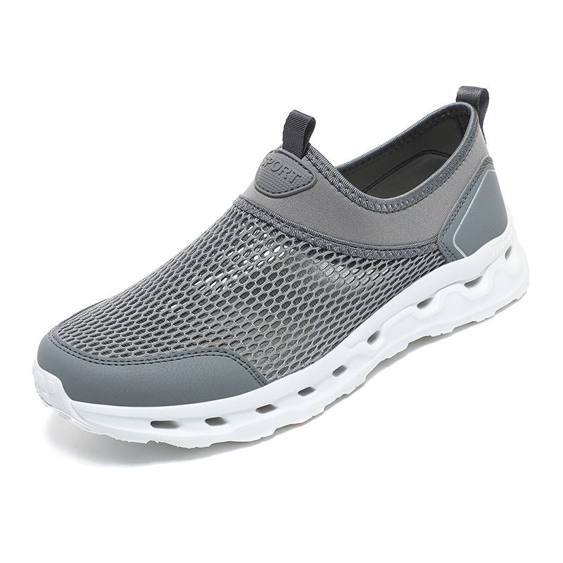 Damen Atmungsaktive Freizeitschuhe mit elastischem Slip-On Design EB