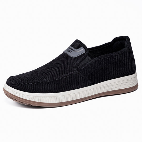 Damen Bequeme Slip-On Sport-Schuhe aus elastischem Gewebe EB