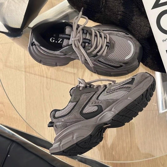 Damen Sportliche Sneakers mit atmungsaktivem Obermaterial und ergonomischer Dämpfung EB