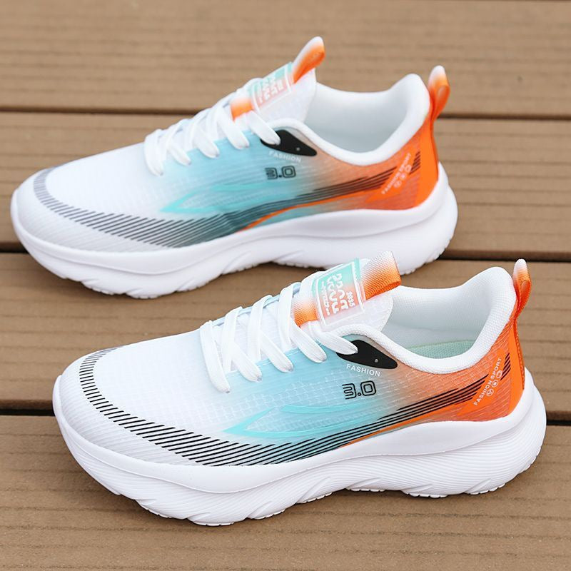 Damen Leichte und atmungsaktive Freizeitsneaker mit dämpfender Sohle EB