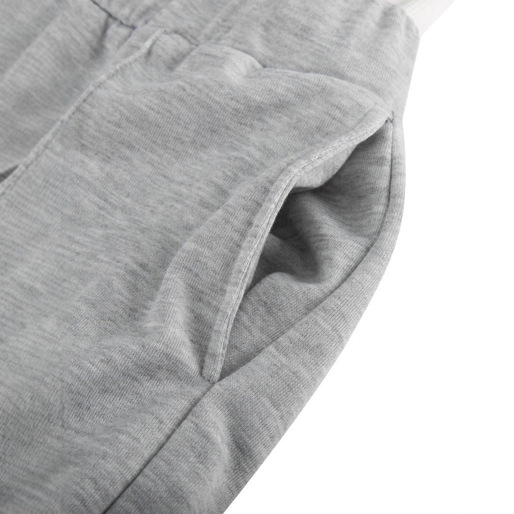 Damen nan kurzes Hoodie- und weite Jogger-Set aus weichem Baumwollmix EB