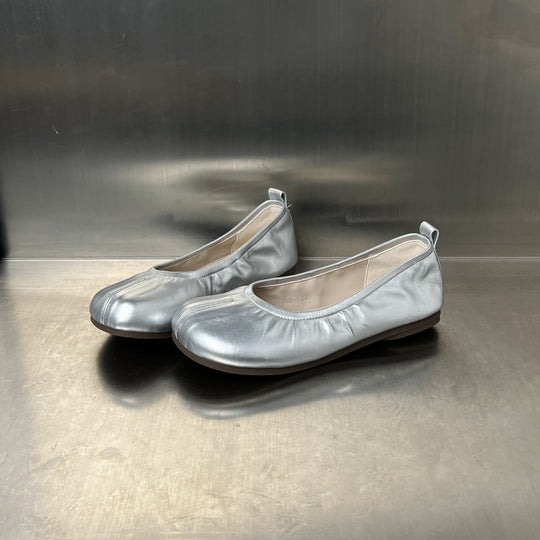 Damen elegante Ballerinas mit flexiblem Gummizug und leichtem Fußbett EB