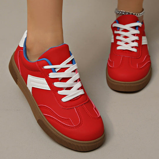 Damen Bequeme Freizeitsneaker mit trendigem Obermaterial EB
